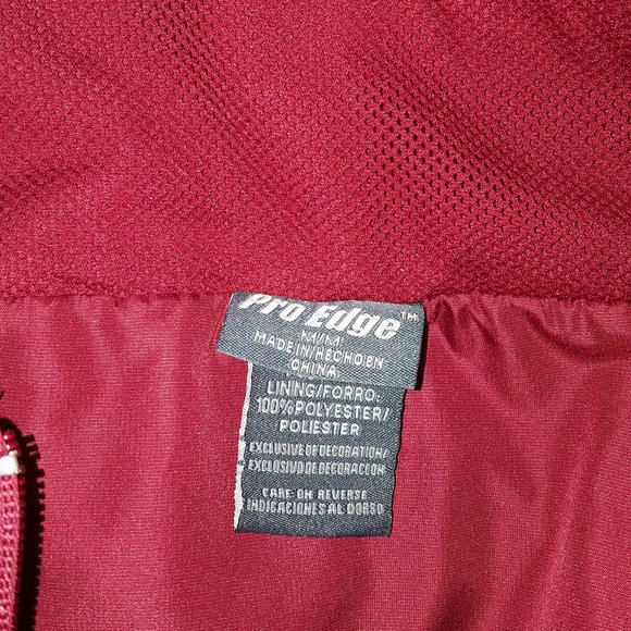 Oklahoma Sooners 1/4 zip pull over windbreaker - Picture 3 of 8